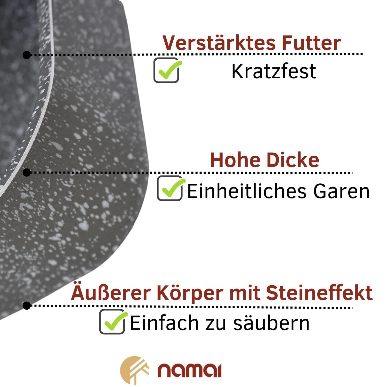 Форма для запікання NAMAI 40 см x 28 см Алюмінієва, фото №5