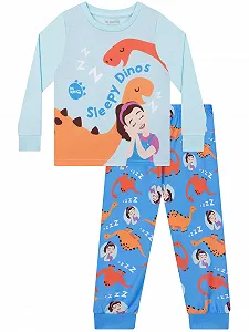 Пижама Ms. Rachel Динозавр для мальчиков, детская - Фото 1