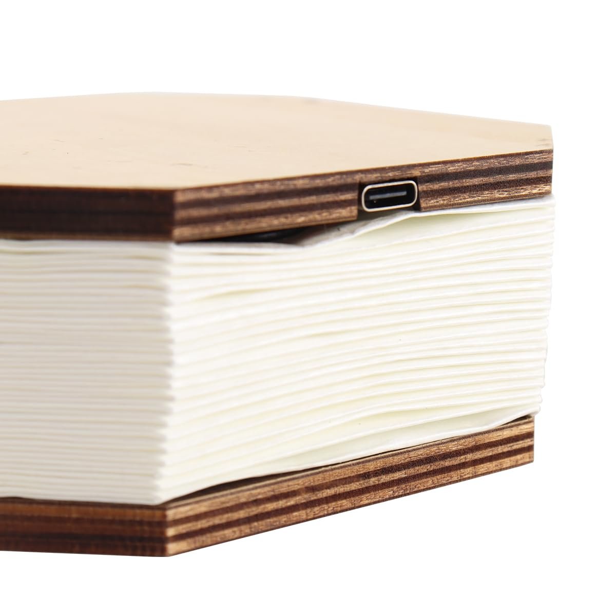 Настільна лампа Namvo Japanese Style House Портативна Дерев'яна Магнітний дизайн, фото №4