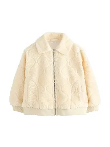 Флисовая куртка NEXT для девочки с узором - Фото 1