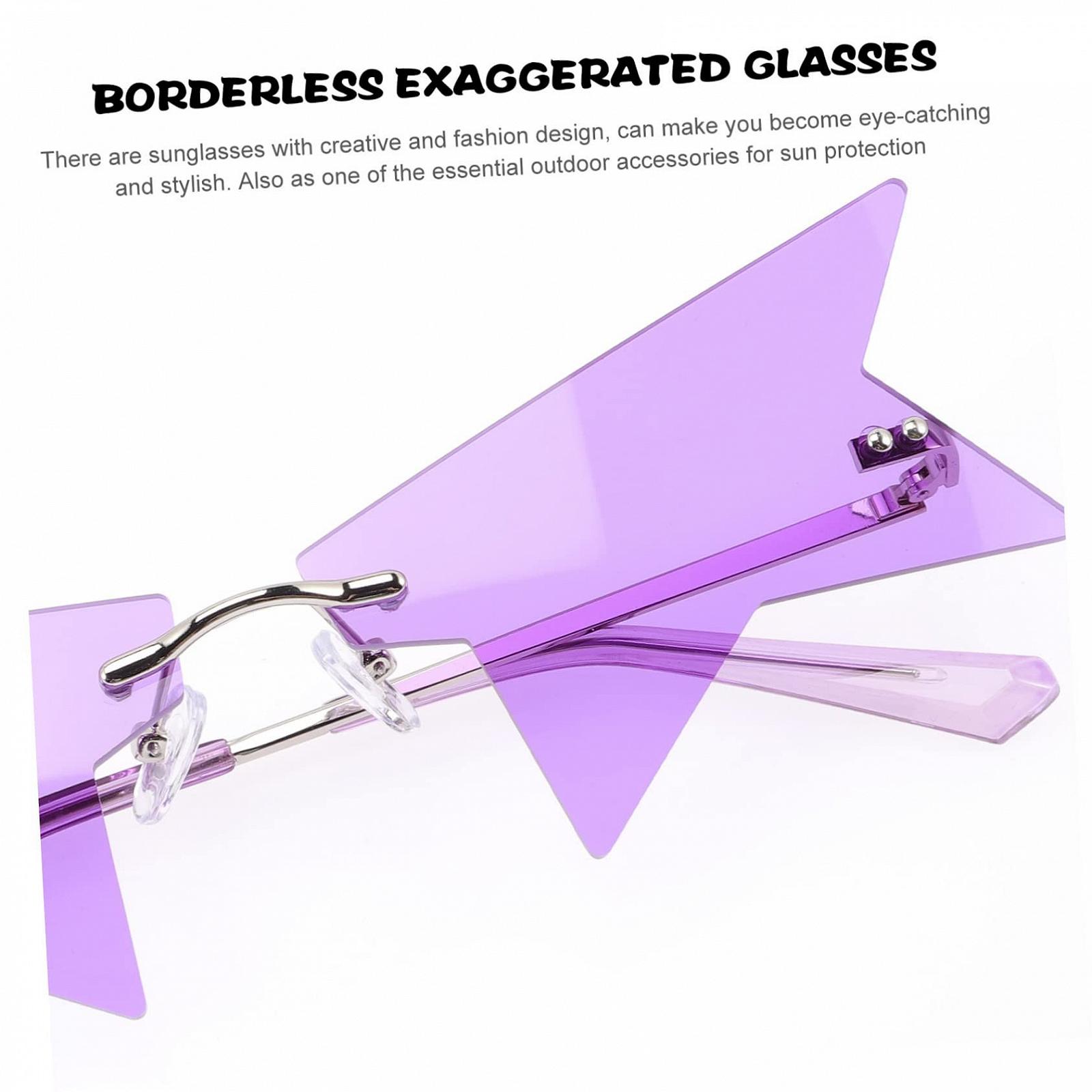 Винтажные очки PACKOVE 3St для женщин, косплей, без оправы, модные, фото №5