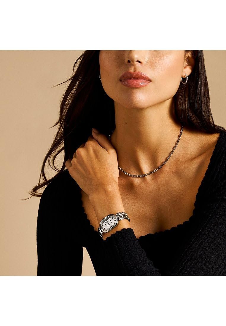 Часы Fossil женские 32029415 Аналоговые Кварцевые Серебристый, серебряный, Размер One Size, Modern, фото №2