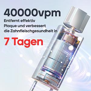 Електрична звукова зубна щітка Seago SG-958 40000 VPM USB 5 режимів White synthetic.ua - Фото 1