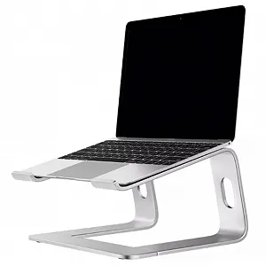 Підставка для ноутбука алюмінієва Gatuida Легка вентильована портативна нековзна настільна - Фото 1