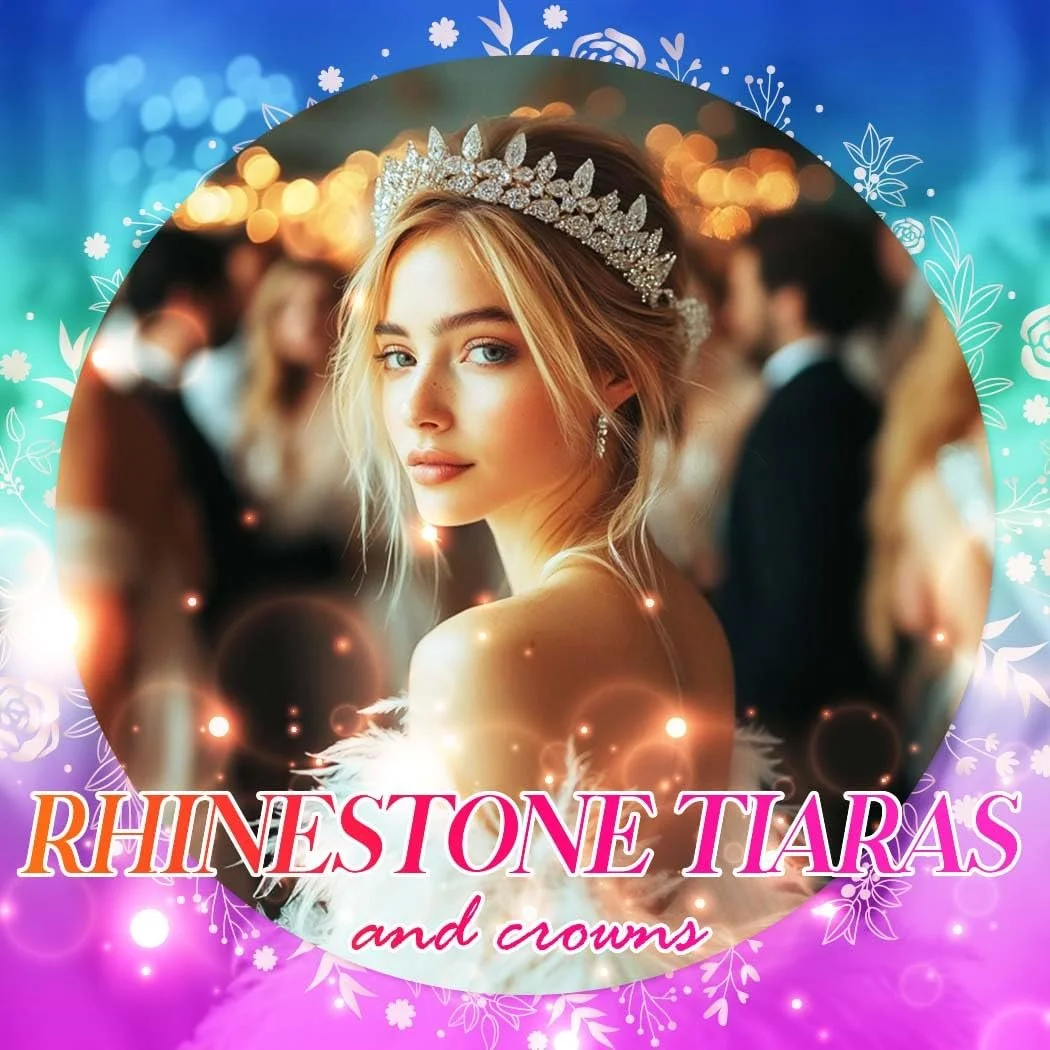 Обруч Листя Золотий Страз Прикраса для волосся Квітка для жінок, фото №3