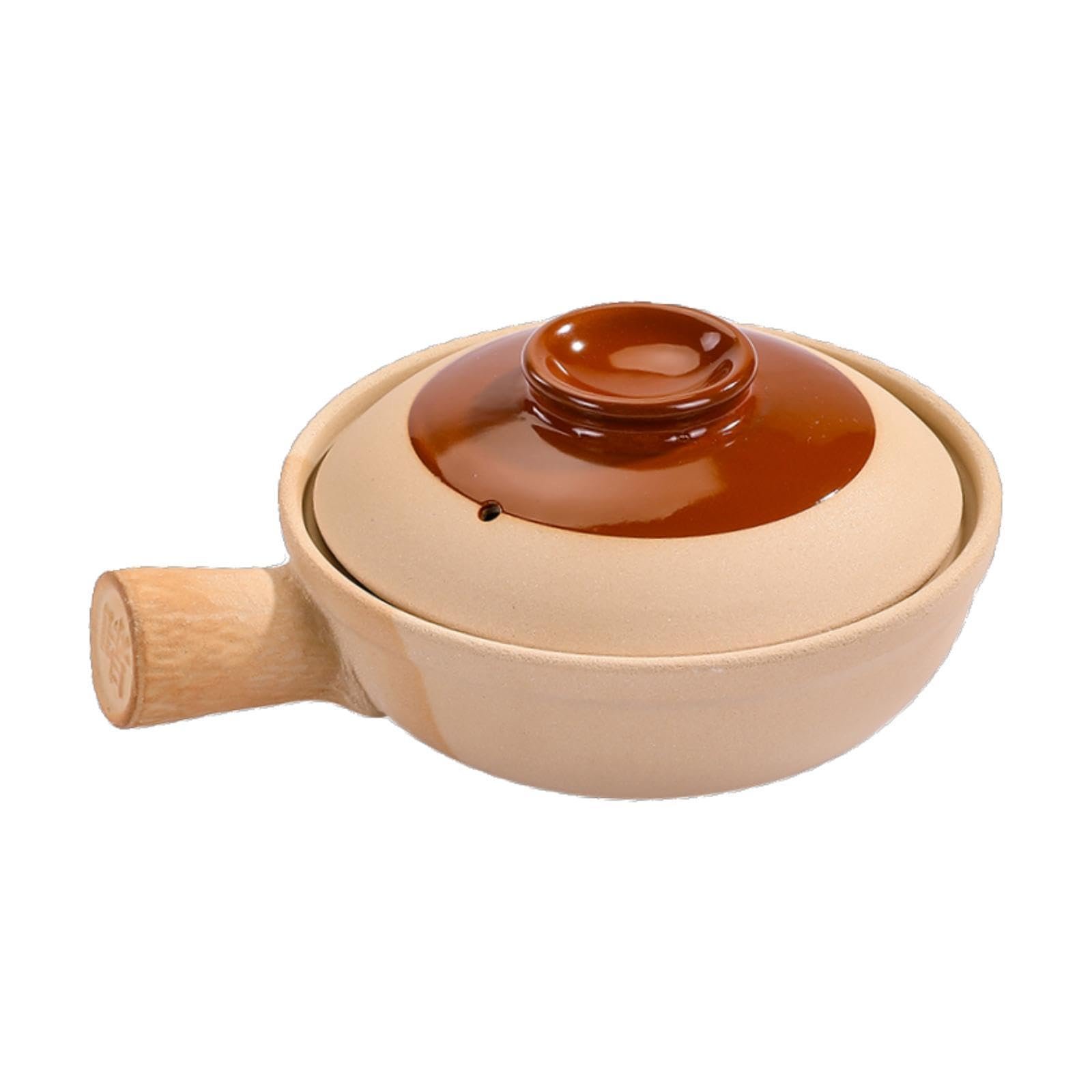 Ківш керамічний для рису та тушкування з кам'яної кераміки з кришкою, фото №6 Ківш керамічний для рису та тушкування з кам'яної кераміки з кришкою, фото №6