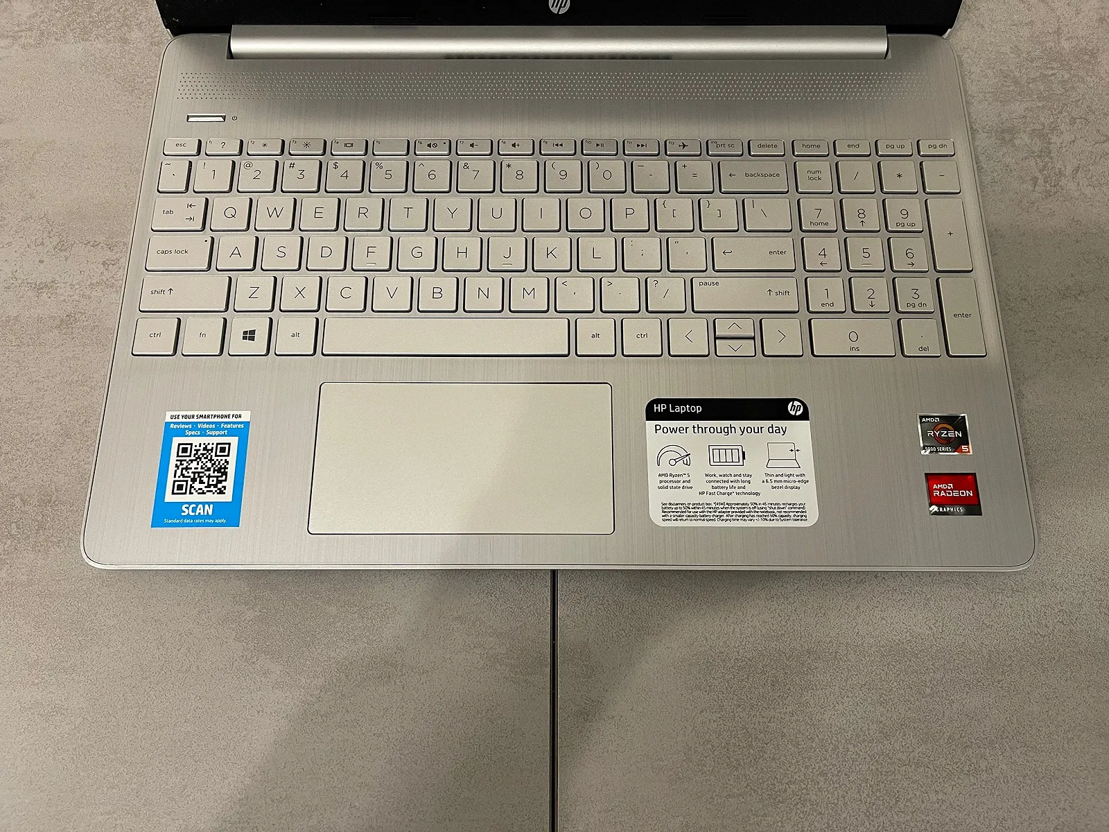 Ноутбук HP Pavilion 15-ef2048nr, 15,6", Ryzen 5 5500U, 16GB, 256GB SSD, фото №4