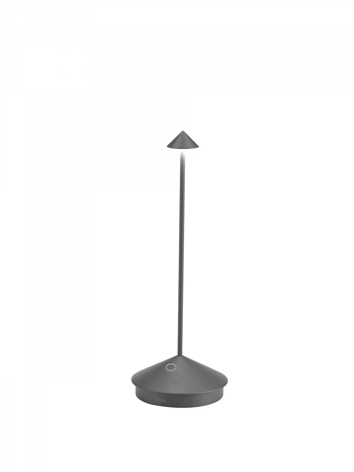Настільна лампа Zafferano Pina Бездротова Touch Control Dimmer 29 см Темно-сірий, фото №1