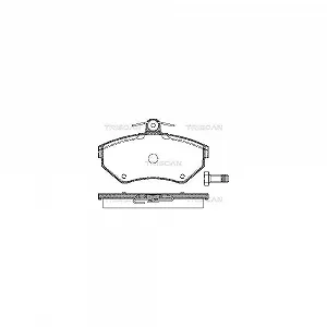Комплект тормозных колодок, дисковый тормоз TRISCAN 8110 29012 - Фото 1