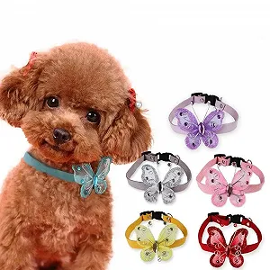 Ошейник для собак Pet Dog Collar 2 шт. Puppy Teddy Jewellery Розовый - Фото 1