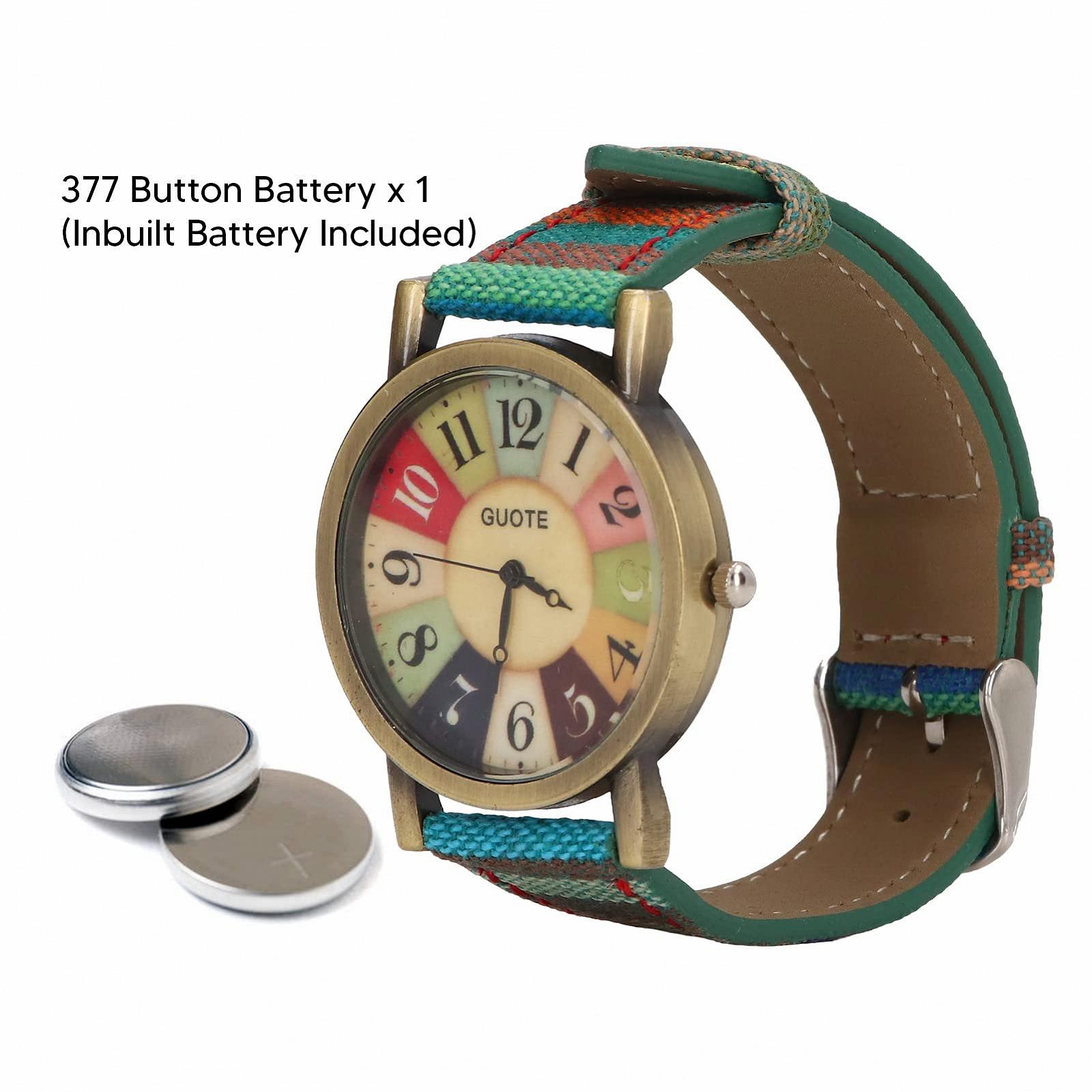 Часы Женские Bohemian Boho Style Multicolor Brass Синий Ремешок, фото №6