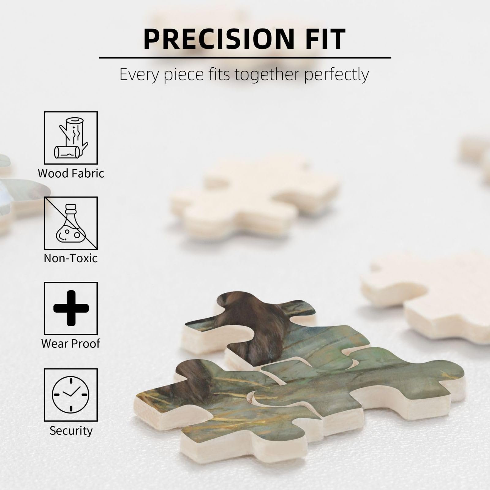 Пазл Labrador Dog Lab Chocolate 500 елементів дерев'яний 38 x 52 см, фото №5