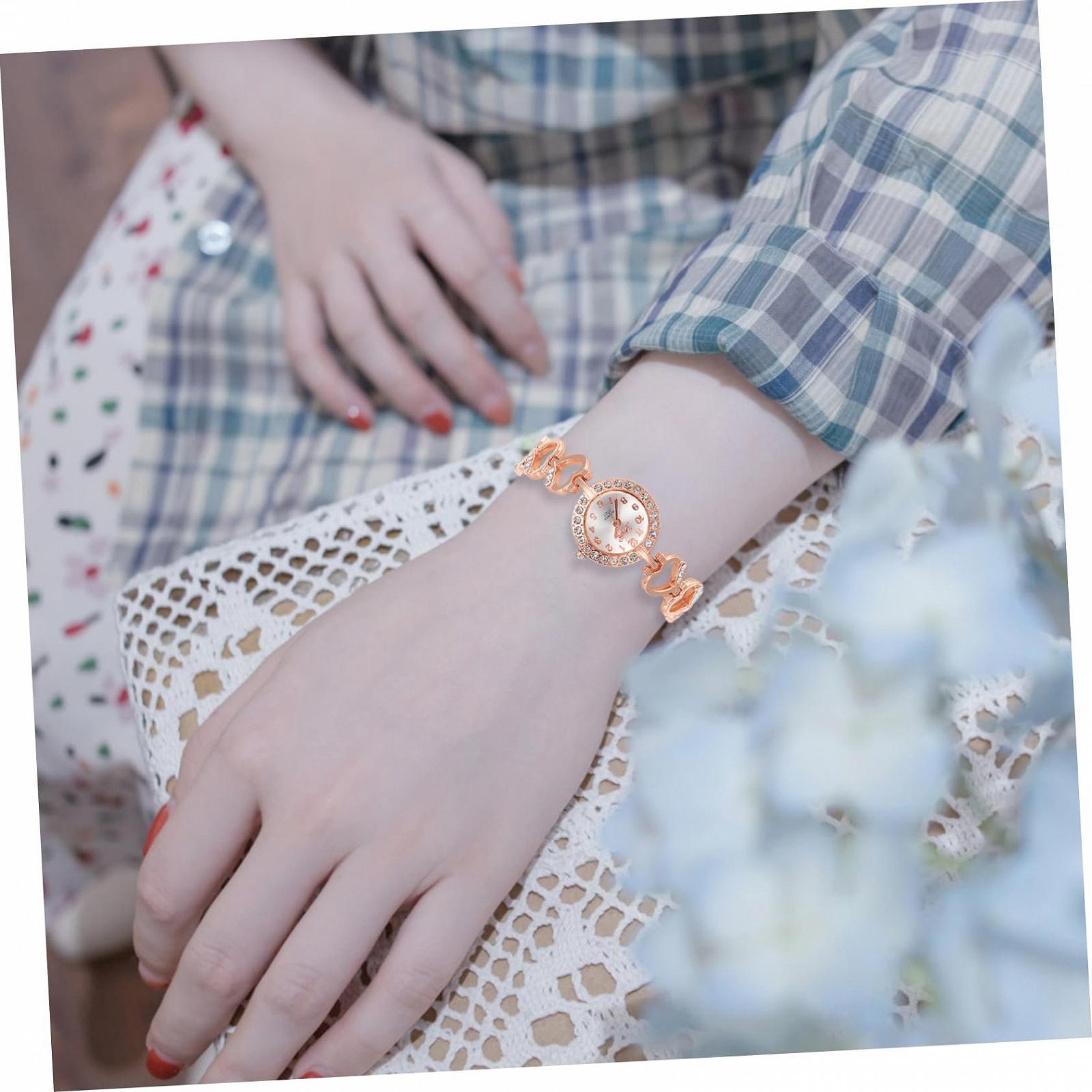 Цифровий годинник OATIPHO Золотистий, фото №4