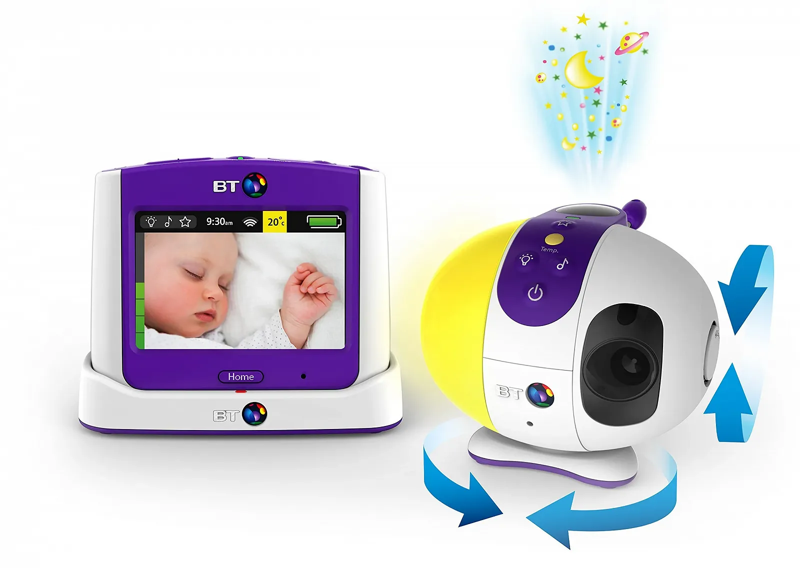Видеоняня BT 7500 Lightshow 8.9 см Touchscreen LCD 480 x 320, фото №6 Видеоняня BT 7500 Lightshow 8.9 см Touchscreen LCD 480 x 320, фото №6