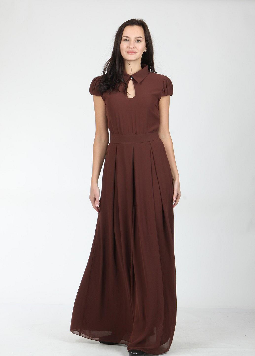 Платье Enna Levoni S Коричневый (ND-13820-Brown), фото №4 Платье Enna Levoni S Коричневый (ND-13820-Brown), фото №4