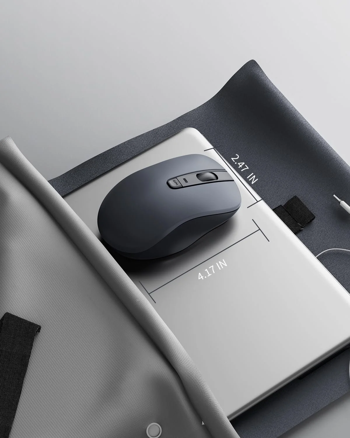 Мышь Беспроводная Lenovo WL300 Bluetooth, Бесшумные Клики, 3 Регулируемых DPI для Дома и Офиса, Портативная для Правшей, Совместима с PC и Mac, фото №9