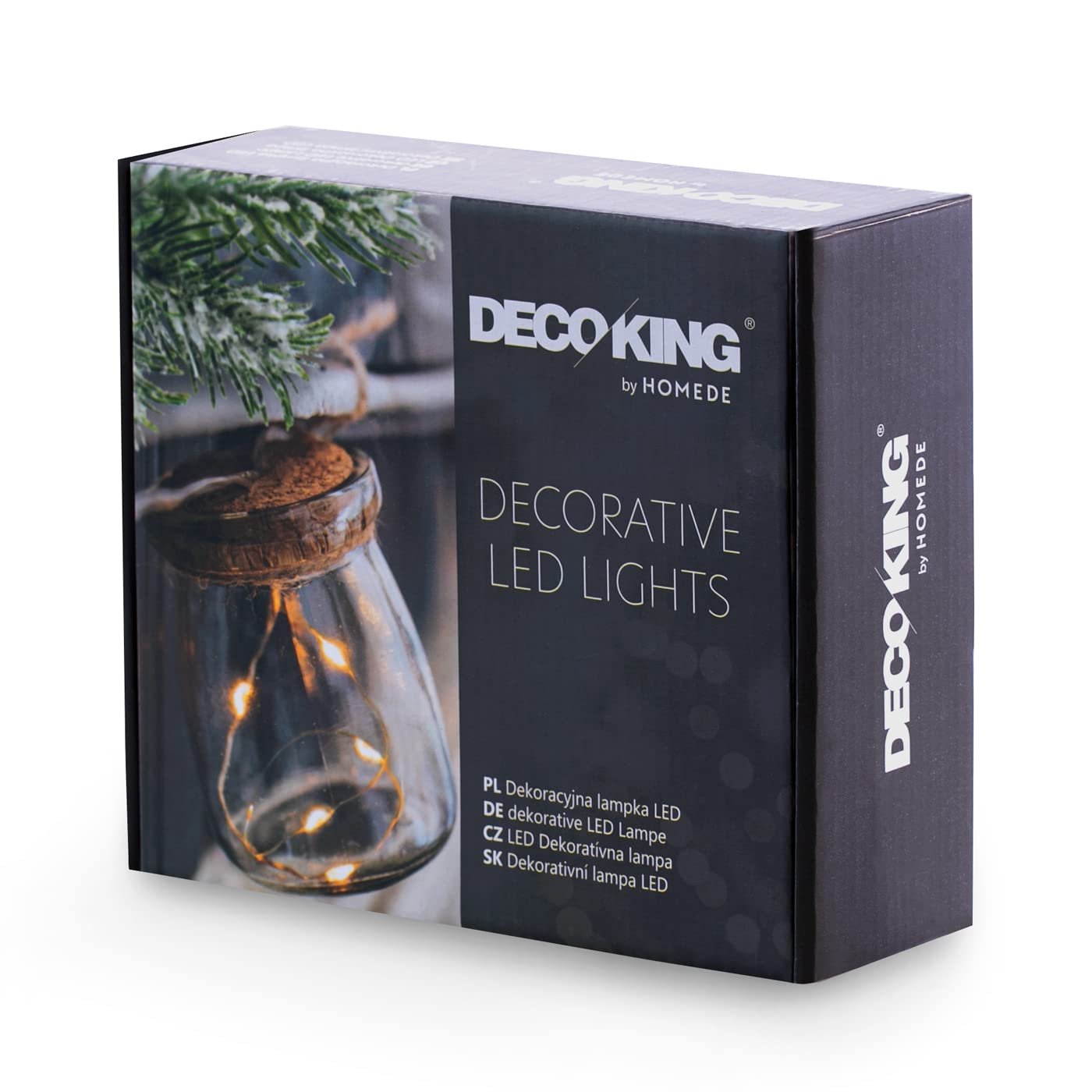 Гірлянда DecoKing Streada 30 LED, теплий білий, декоративне скло, фото №6