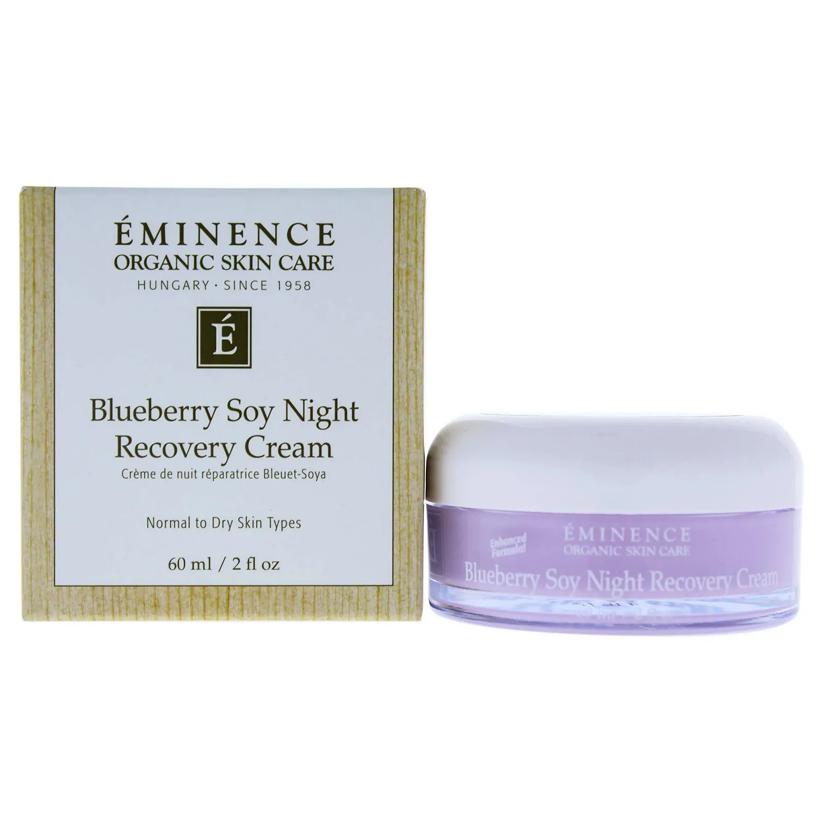 Нічний крем Eminence Blueberry Soy Night Recovery 60 мл, фото №1 Нічний крем Eminence Blueberry Soy Night Recovery 60 мл, фото №1