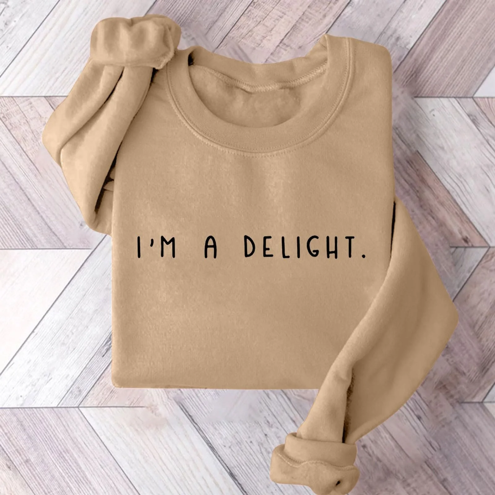 Женская Толстовка с принтом буквы I'M A, осенняя и зимняя, повседневная, с длинными рукавами и круглым вырезом, веселая толстовка, фото №2