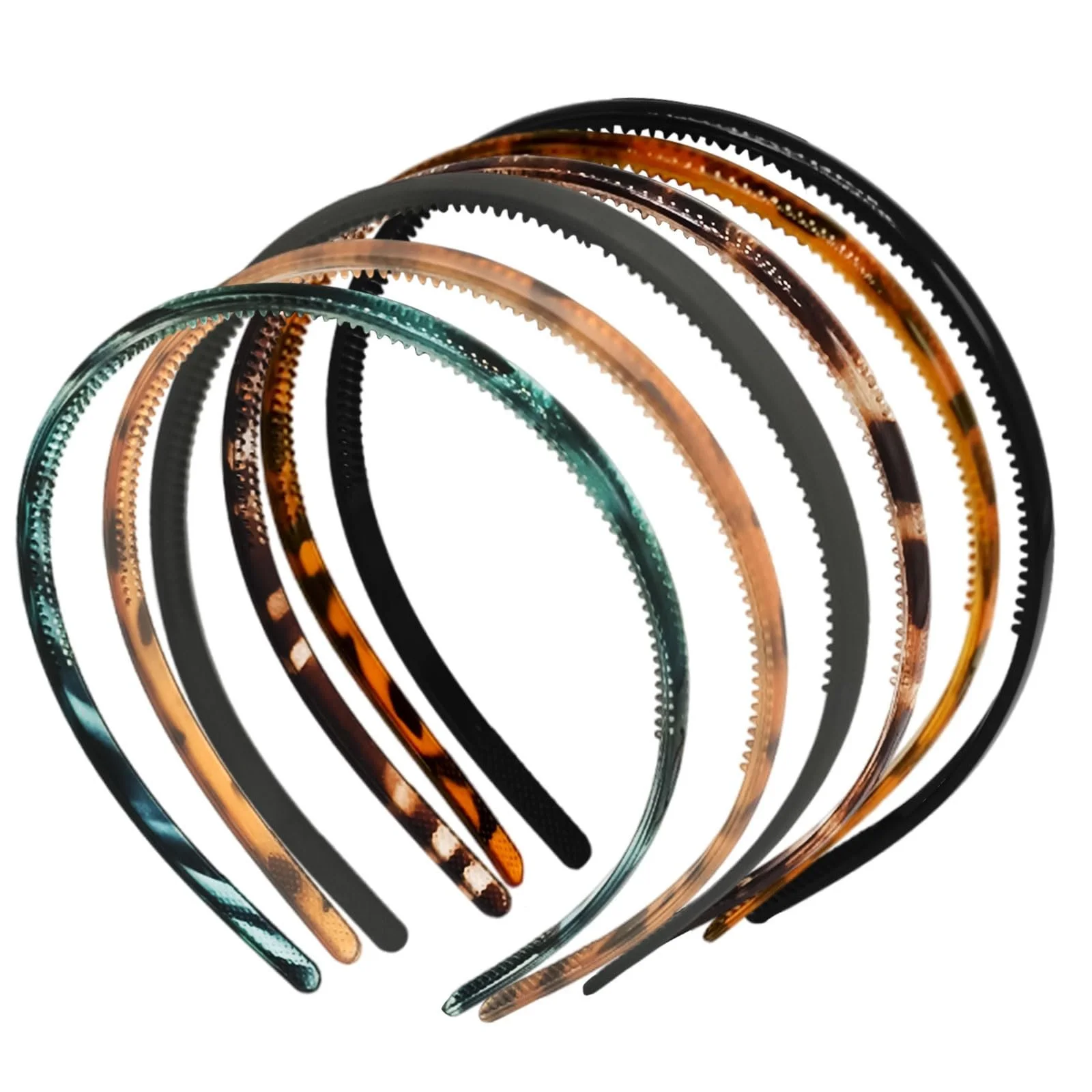 Набір з 6 унісекс обручів для волосся Non-Slip, фото №1