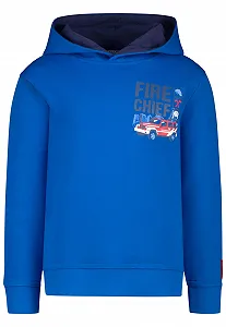 Купити Толстовка з капюшоном для хлопчиків SALT AND PEPPER з принтом пожежної бригади - Фото 1 Толстовка з капюшоном для хлопчиків SALT AND PEPPER з принтом пожежної бригади - Фото 1