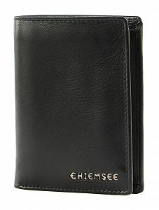 Кошелек Chiemsee 021767 Кожаный для мужчин и женщин Черный, RFID - Фото 1