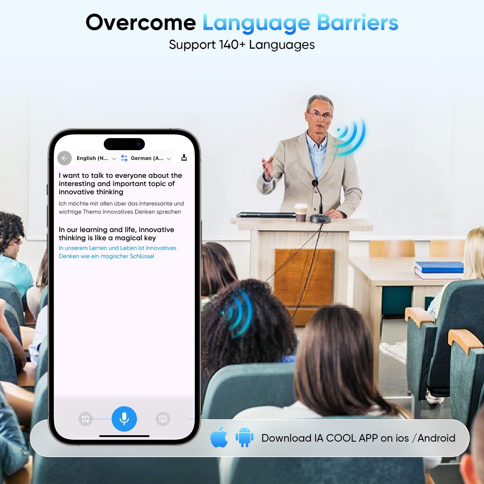 Наушники-переводчики AI 3-в-1, 150 языков AI, фото №7 Наушники-переводчики AI 3-в-1, 150 языков AI, фото №7