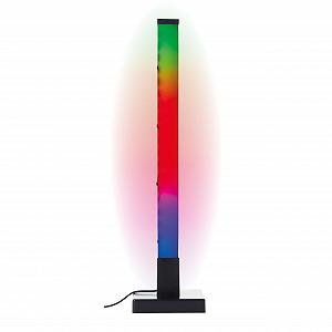 Настільна лампа Brilliant RGB LED 50 см з музичним сенсором та пультом 65 лм Чорна - Фото 1