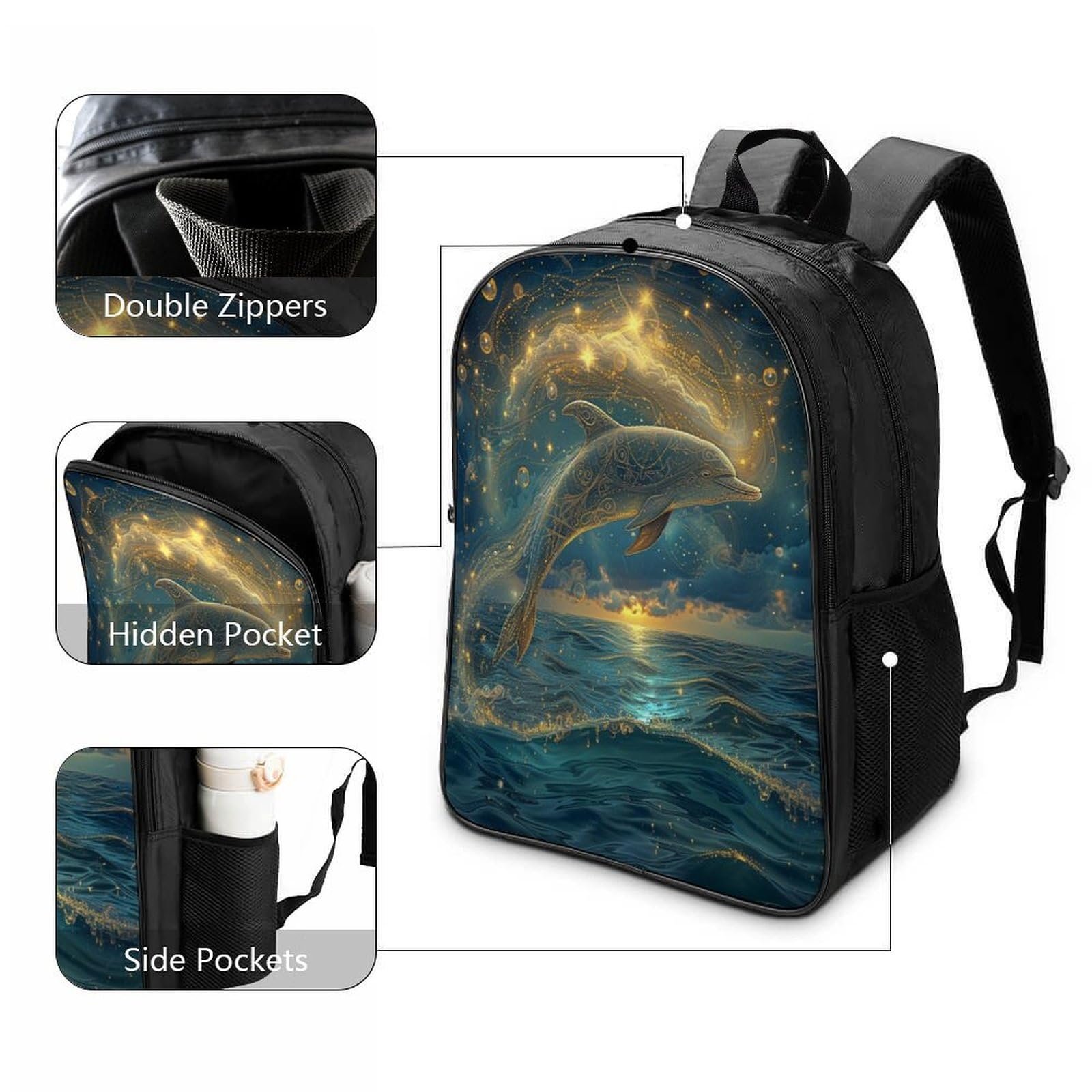 Ранец Dolphin FPAKAKIIE 40x28x16 см, фото №3