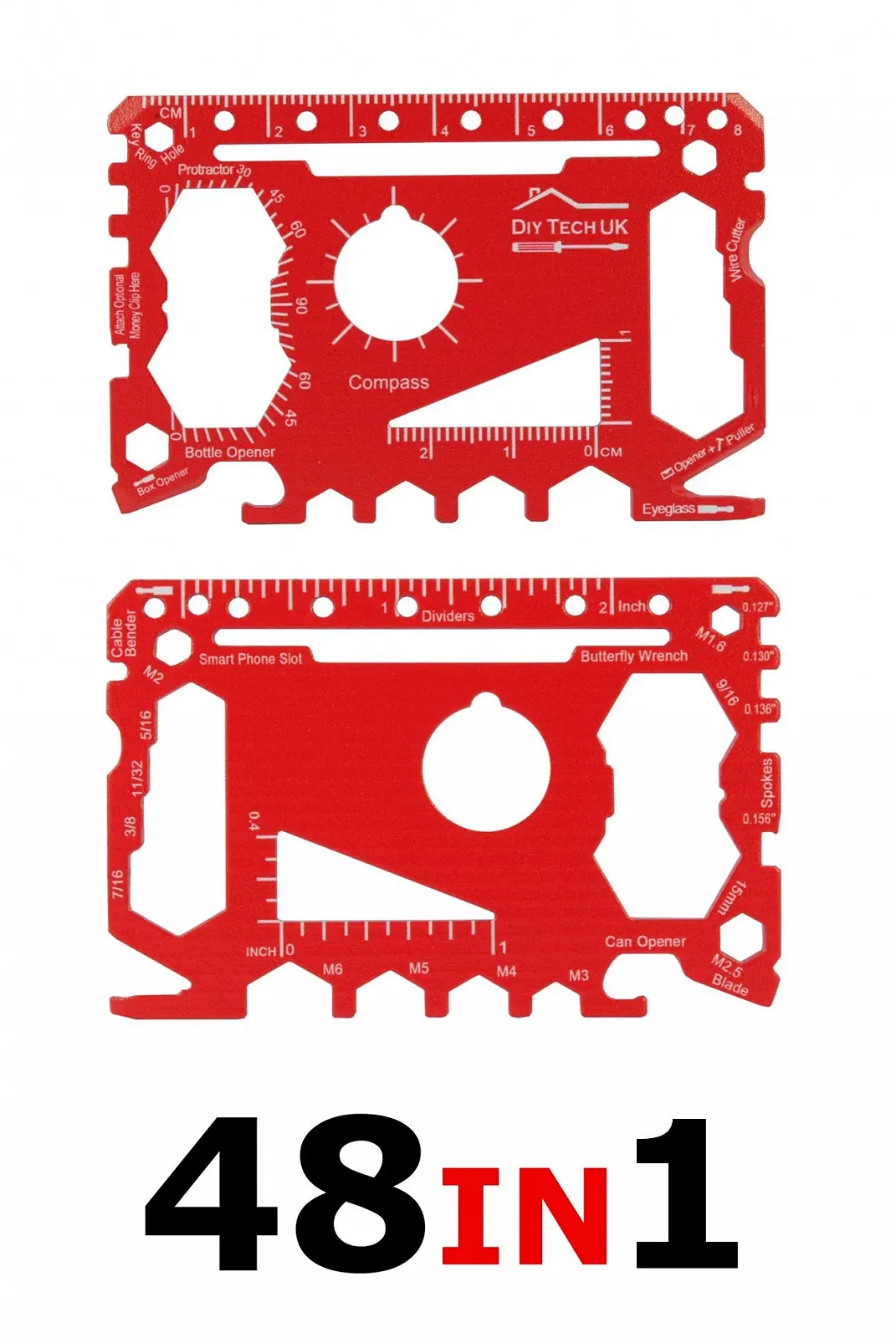 Набір магнітних реверсивних викруток 30 в 1 та мультитул 48 в 1 високовуглецева сталь із кейсом, фото №6