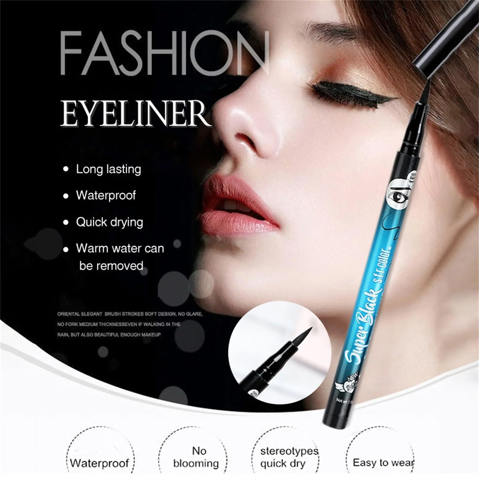 Підводка для очей Matte Finish Professional Multicoloured Стійка, фото №4 Підводка для очей Matte Finish Professional Multicoloured Стійка, фото №4