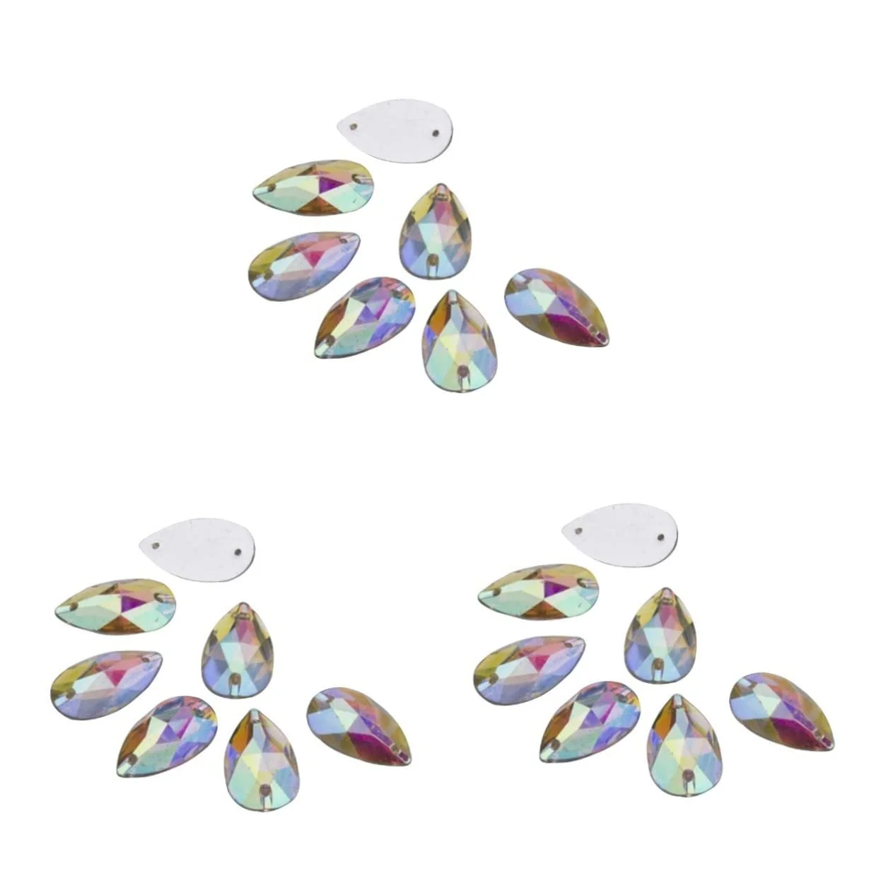 Стрази Ipetboom Краплеподібні Плоска задня частина 150 шт., фото №8