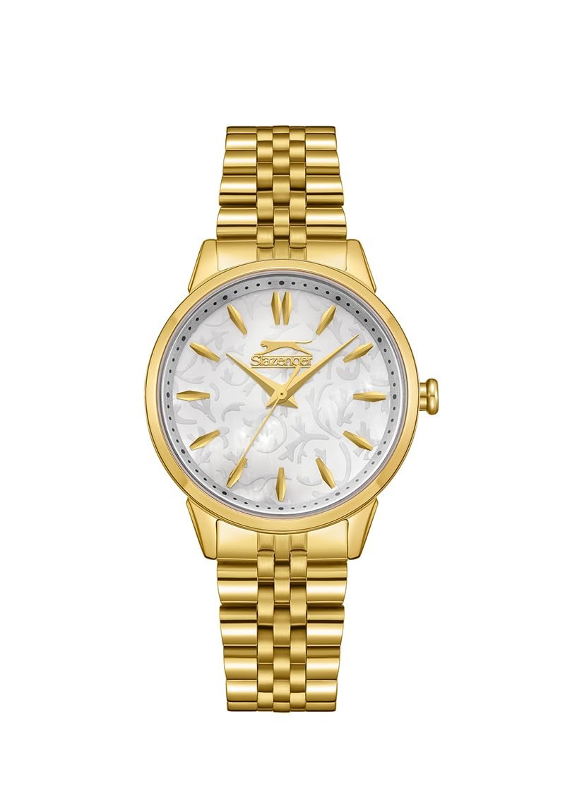Жіночий годинник Slazenger Fashion SL.09.2373.3.05 Золотий, фото №1