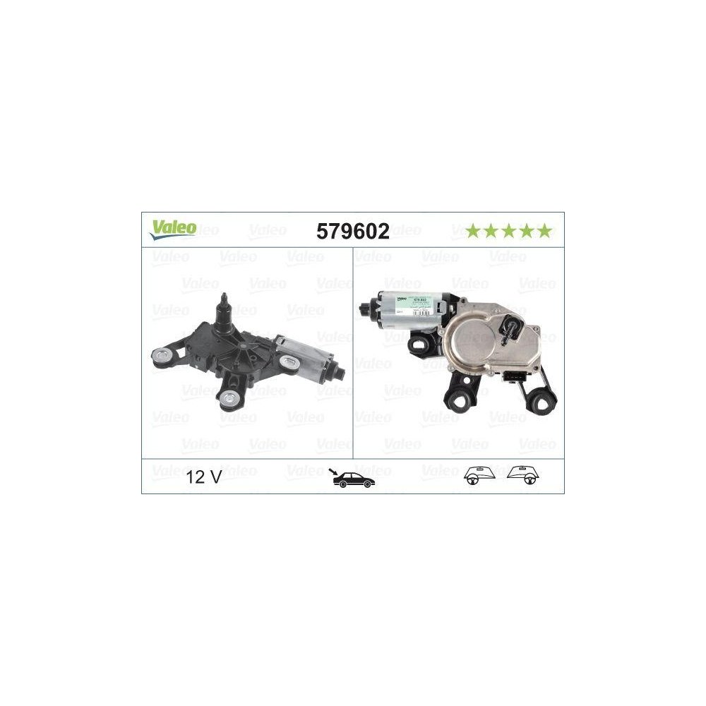 Мотор стеклоочистителя VALEO 579602 задний для AUDI, фото №1