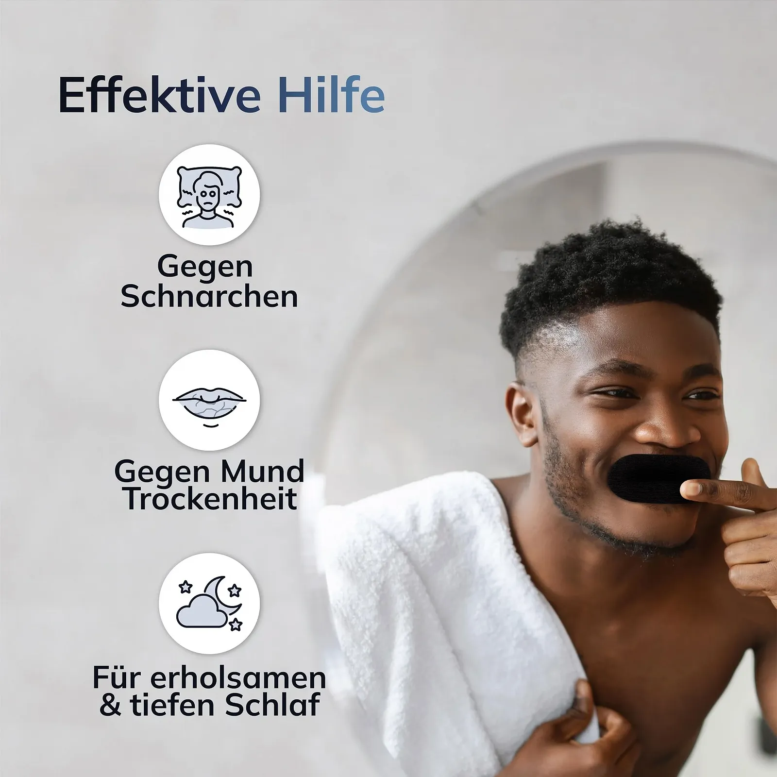 Пластыри для рта против храпа 30 шт., фото №2