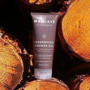 Гель для душу чоловічий ManCave Cedar Wood кедрове дерево 200 мл натуральний веганський synthetic.ua - Фото 1