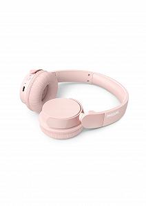 Bluetooth навушники Philips TAH4209PK легкі накладні бездротові з пасивним шумозаглушенням рожеві synthetic.ua - Фото 1