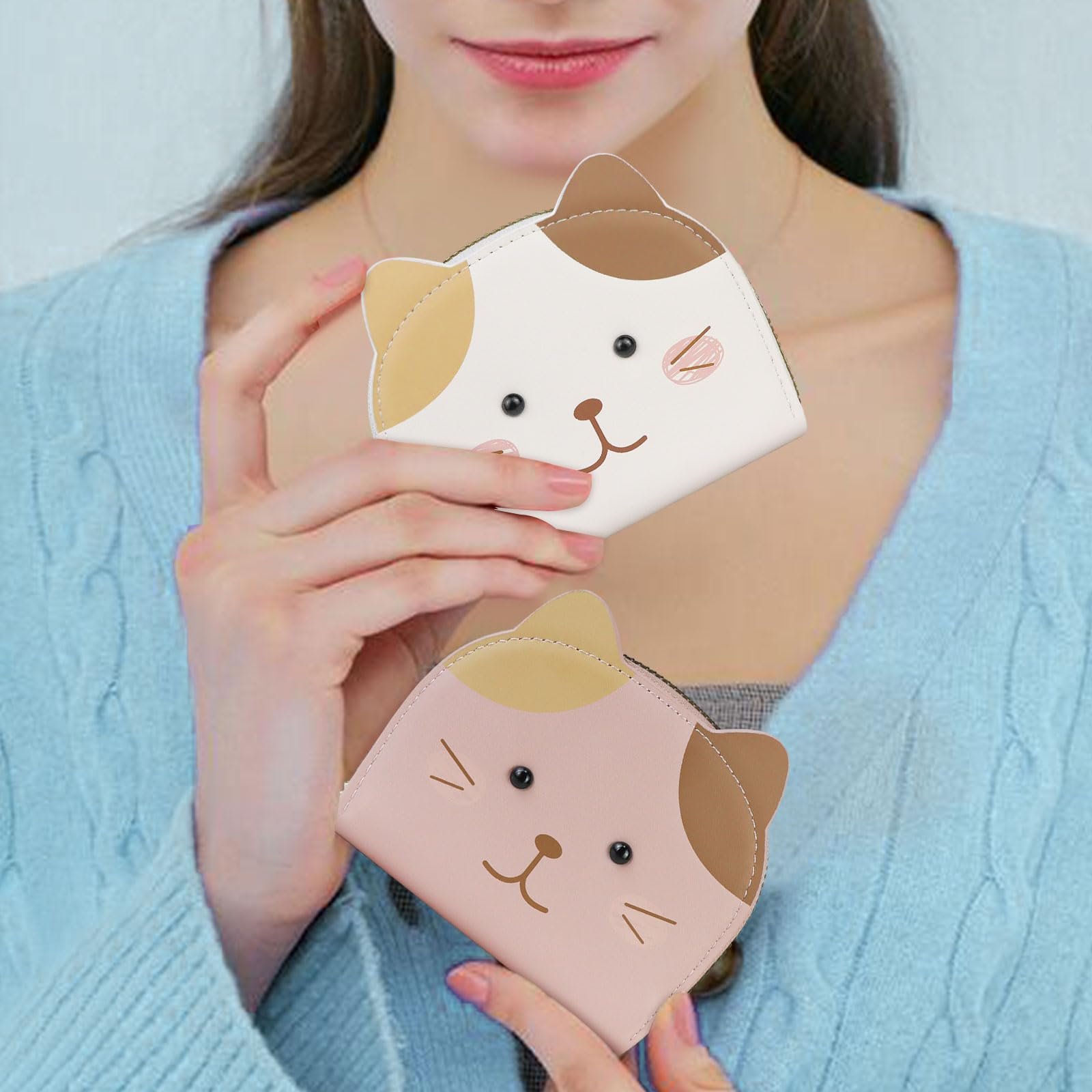 Кошелек для карт Energather, из искусственной кожи, розовый, S, Casual, фото №5