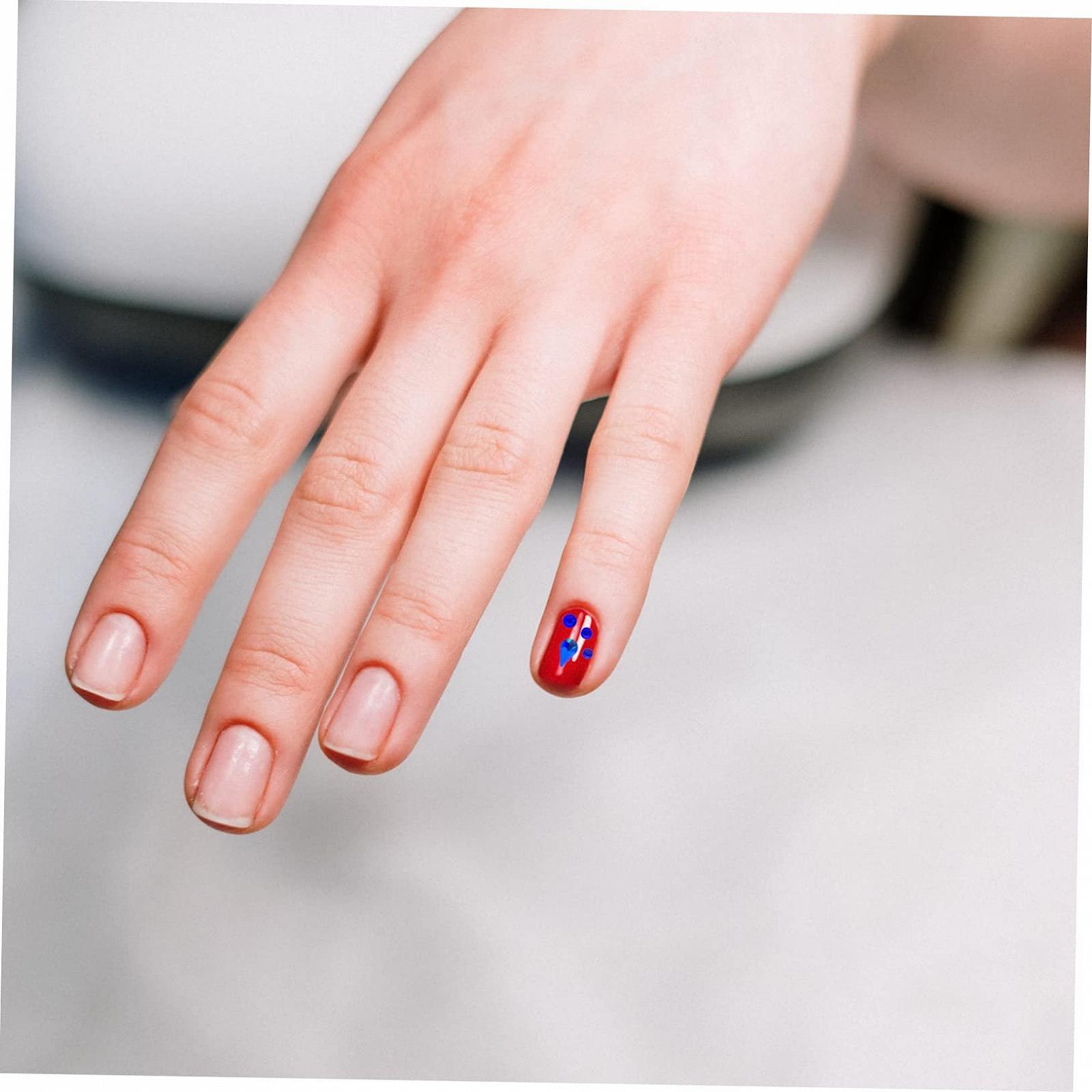 Стразы для ногтей Healvian со стразами для креативного украшения ногтей для особых случаев, таких как Рождество, дни рождения и юбилеи. Легко наносятся и безопасны для ногтей, фото №3