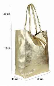 Женская сумка с открытым верхом из натуральной кожи Girly Handbags synthetic.ua - Фото 1