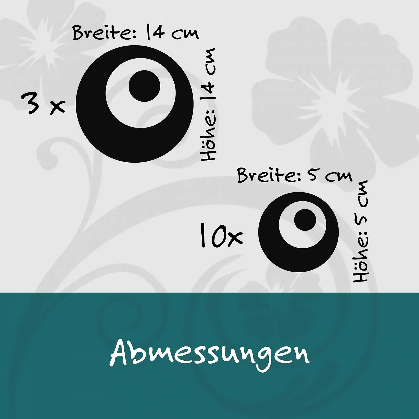 Наклейки для стен kleb-Drauf 13 Retro Dots Оранжевый глянец, фото №3