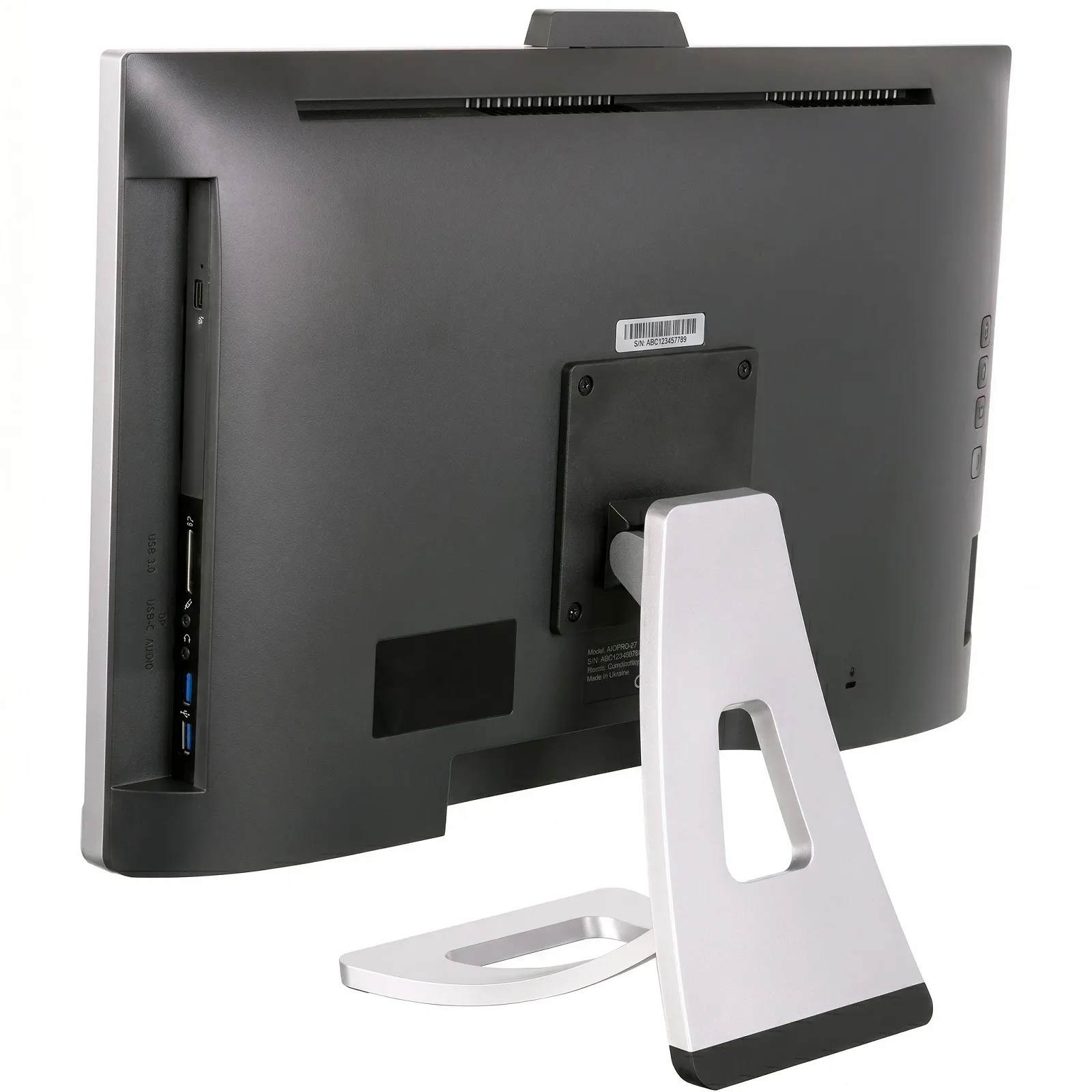 Сенсорний моноблок ECS AIO G24-H610 / Intel Core i9-12900 / RAM 32GB / SSD 2TB / 1 x HDMI / 1 x LAN / Wi-Fi 5 / Bluetooth 4.2 / Windows 11 / Сріблястий, фото №3 Сенсорний моноблок ECS AIO G24-H610 / Intel Core i9-12900 / RAM 32GB / SSD 2TB / 1 x HDMI / 1 x LAN / Wi-Fi 5 / Bluetooth 4.2 / Windows 11 / Сріблястий, фото №3