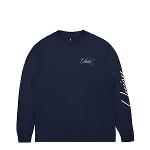Джемпер Jordan x Union MJ L/S Tee College Navy M - Фото 1