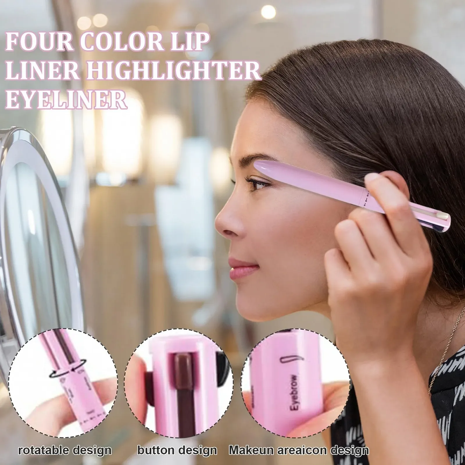 Підводка 4 в 1 для макіяжу, фото №4 Підводка 4 в 1 для макіяжу, фото №4