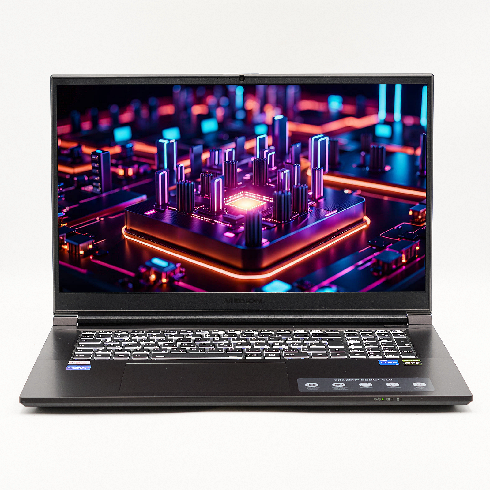 Ігровий ноутбук 17,3" Medion (Lenovo Group) Erazer Scout E10 Intel Core i7-12700H RAM 16 ГБ SSD 512 ГБ RTX 3050Ti Win11 (4361), фото №1