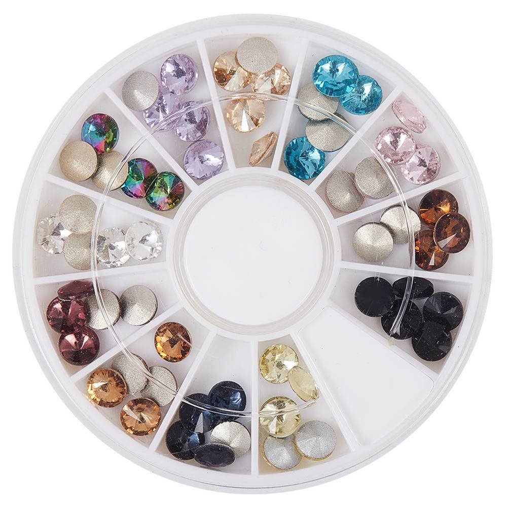 Украшения для ногтей Бриллианты Драгоценные камни Стразы Ювелирные изделия для ногтей Кончики пальцев бусины для 3D дизайна ногтей DIY Аксессуары 5 мм, фото №1