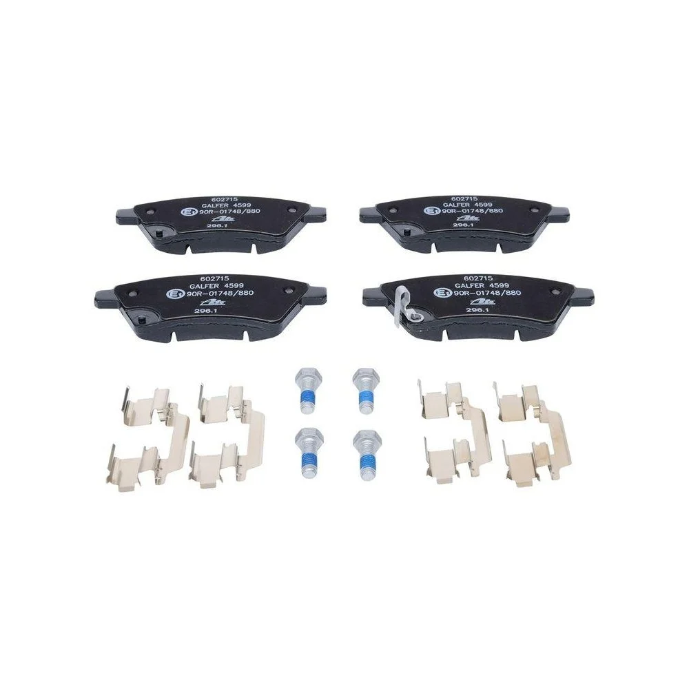 Комплект тормозных колодок ATE 13.0460-2715.2 для FIAT, SUZUKI, передний мост, фото №1