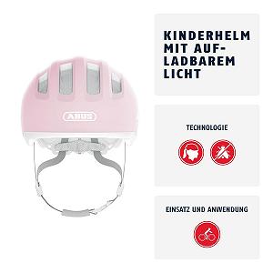 Шолом ABUS Smiley 3.0 ACE LED дитячий велосипедний з ліхтарем synthetic.ua - Фото 1