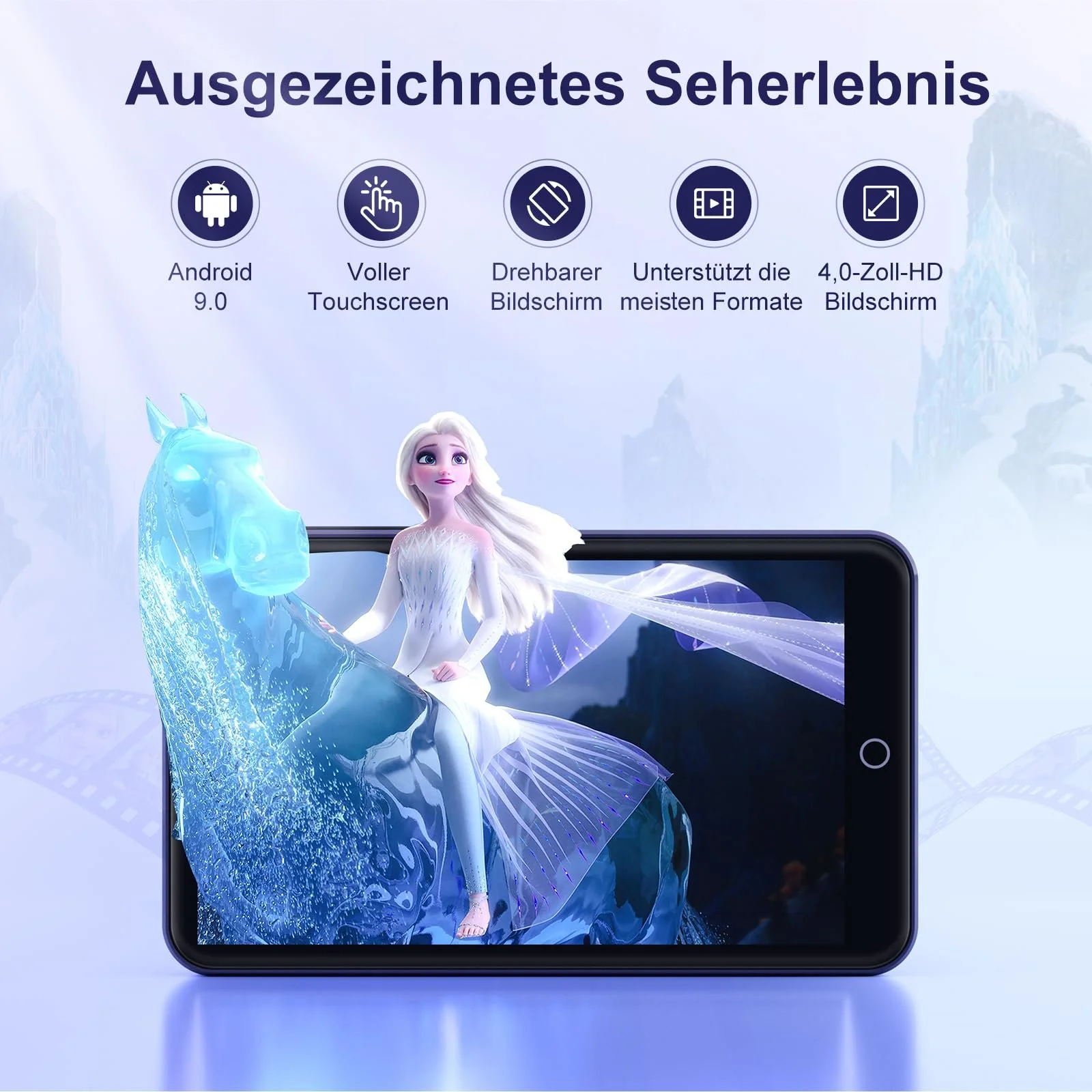 MP3-плеер Fanvace 80GB Фиолетовый, фото №4