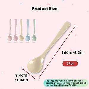 Ложки Пластикові 5 шт Кольорові synthetic.ua - Фото 1